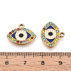 304 Stainless Steel Rhinestone Pendants&nbsp;STAS-N110-53B-G