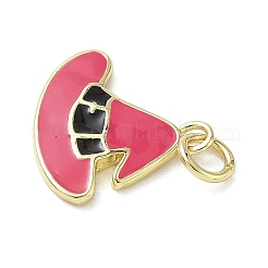 Halloween Theme Brass Enamel Pendants&nbsp;KK-L248-01G-08