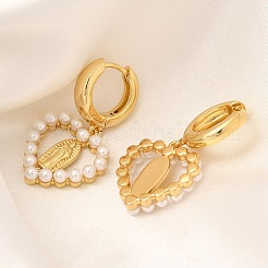 Rack Plating Brass Hoop Earrings&nbsp;EJEW-H143-20G