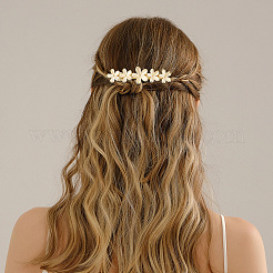 3Pcs Flower Alloy Cat Eye Hair Barrettes&nbsp;PHAR-BBC0001-01