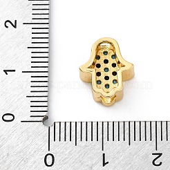 Brass Cubic Zirconia Beads&nbsp;KK-S510-43G-01