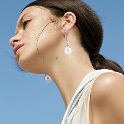 DIY Imitation Pearl Drop Earring Making Kit&nbsp;DIY-DC0001-39