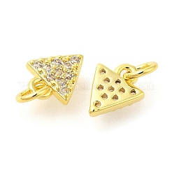 Rack Plating Brass Micro Pave Cubic Zirconia Charms&nbsp;KK-S396-61G
