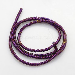 Electroplate Non-magnetic Synthetic Hematite Beads Strands&nbsp;G-J216D-09