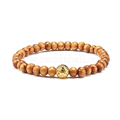 Oil Diffuser Yoga Beads Stretch Bracelet for Girl Women&nbsp;BJEW-JB06897