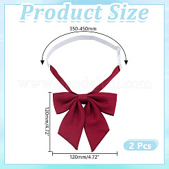 Polyester Bowknot Ties&nbsp;AJEW-WH0678-55B