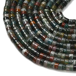 Natural Indian Agate Beads Strands&nbsp;G-Z110-A17-2x4mm