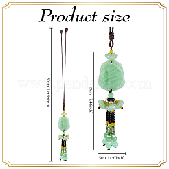 Glass Pendant Decorations&nbsp;HJEW-WH0063-083B