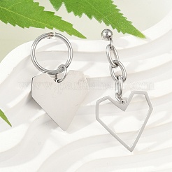 304 Stainless Steel Stud Earrings&nbsp;EJEW-Z089-14P