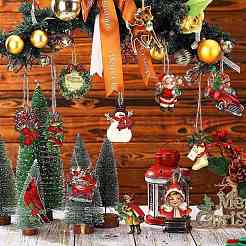 Christmas Theme Wood Pendants&nbsp;PW-WGE0E0C-01