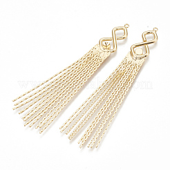 Brass Big Pendant Rhinestone Settings&nbsp;KK-Q750-073G