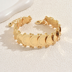 Middle Eastern Iron Coin Link Bracelet for Women&nbsp;KX8595