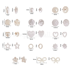 ABS Plastic Imitation Pearl Cabochons&nbsp;OACR-CJ0001-08