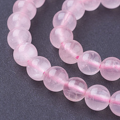 Natural Rose Quartz Beads Strands&nbsp;G-C076-6mm-3