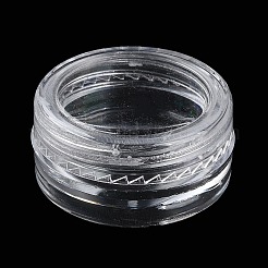 (Defective Closeout Sale:Box is Cracked )Transparent Plastic Nail Art Decorations Storage Box&nbsp;AJEW-XCP0002-12