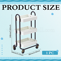 Plastic Small Cart Mini Model&nbsp;DIY-WH0671-321B