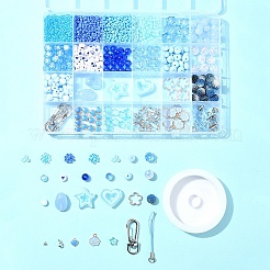 Ocean Color DIY Mobile Phone Strap Making Kit&nbsp;DIY-FS0006-56