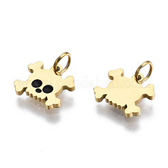 316 Surgical Stainless Steel Enamel Charms&nbsp;STAS-S116-355G