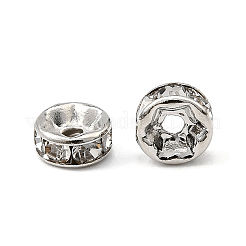 Brass Rhinestone Spacer Beads&nbsp;RB-A014-Z5mm-01P