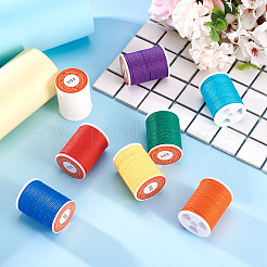 8 Rolls 8 Colors Round Waxed Polyester Cord&nbsp;YC-TA0001-26