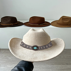 1Pc Velvet Southwestern Cowboy Hat Belt&nbsp;AJEW-LP0007-37