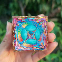Orgonite Pyramid Resin Energy Generators&nbsp;PW-WG03459-02