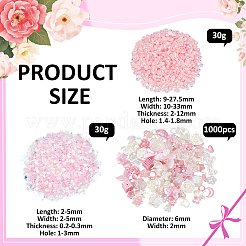 Plastic Cabochons & Beads Findings Kits&nbsp;KY-NB0001-81C