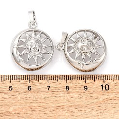 Brass Pendant Cabochon Settings&nbsp;KK-U074-16P