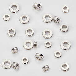 30Pcs 3 Style 202 Stainless Steel Spacer Beads&nbsp;STAS-UN0030-81