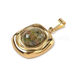 Natural & Synthetic Mixed Stone Pendants&nbsp;STAS-D209-01G