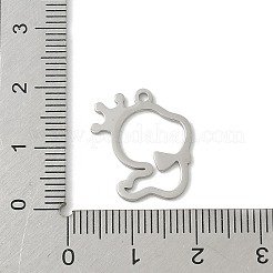 304 Stainless Steel Pendants&nbsp;STAS-F326-13P