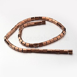 Electroplate Non-magnetic Synthetic Hematite Bead Strands&nbsp;G-F300-38A-08