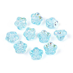 Electroplate Glass Beads Strands&nbsp;EGLA-T021-22G