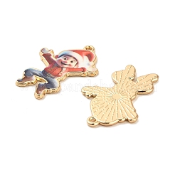Christmas Alloy Enamel Pendants&nbsp;ENAM-K069-44D-G