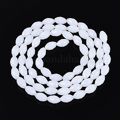 Imitation Jade Glass Beads Strands&nbsp;GLAA-N071-01A-B01
