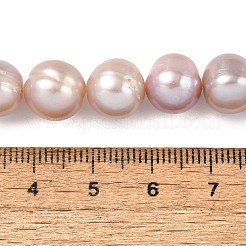 Natural Cultured Freshwater Pearl Beads Strands&nbsp;PEAR-I007-07U-01C