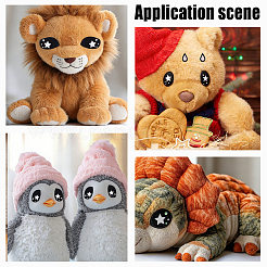 150 Pairs Felt Craft Doll Eye&nbsp;DIY-NB0016-43C