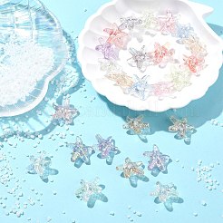 100Pcs Transparent Acrylic Beads&nbsp;MACR-CJ0002-24