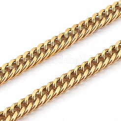 304 Stainless Steel Diamond Cut Cuban Link Chain Necklaces&nbsp;NJEW-JN03367-02