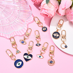 10Pcs Alloy Enamel Pendant Decorations&nbsp;HJEW-YW00153