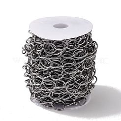 Oval Oxidation Aluminum Curb Chains&nbsp;CHA-G001-04P