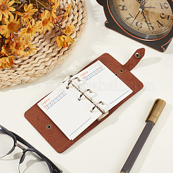 Leather Binder Notebook&nbsp;AJEW-WH20018-374B