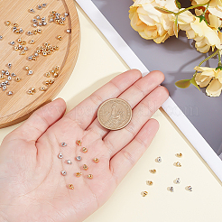 100Pcs 2 Colors Brass Crimp Beads&nbsp;KK-ME0003-11