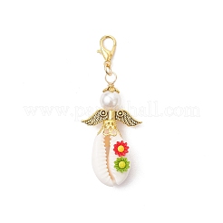 ABS Plastic Imitation Pearl Pendant Docorations&nbsp;HJEW-JM03694-02