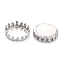 Non-Tarnish 304 Stainless Steel Cabochon Settings&nbsp;STAS-Y001-06A-P