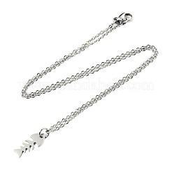 Non-Tarnish 201 Stainless Steel Pendant Necklaces&nbsp;NJEW-S105-JN513-40-1