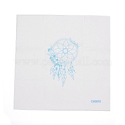 DIY Woven Net/Web with Feather Pattern Embroidery Kit&nbsp;DIY-O021-17A
