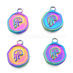 Ion Plating(IP) 201 Stainless Steel Pendants&nbsp;STAS-N098-244M
