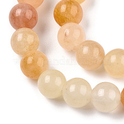 Natural Yellow Aventurine Beads Strands&nbsp;X-G-Q948-80A-6mm