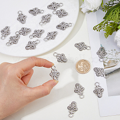 20Pcs Knot Zinc Alloy Adjustable Jean Button Pins&nbsp;FIND-FH0017-91P